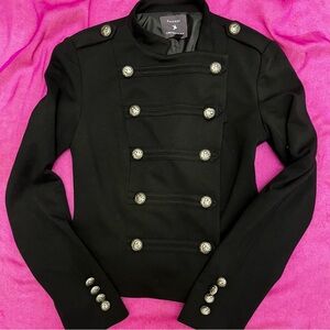 2000s Forever 21 black formal coat. Size S. never used